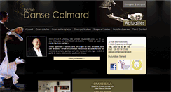 Desktop Screenshot of danse-colmard.com